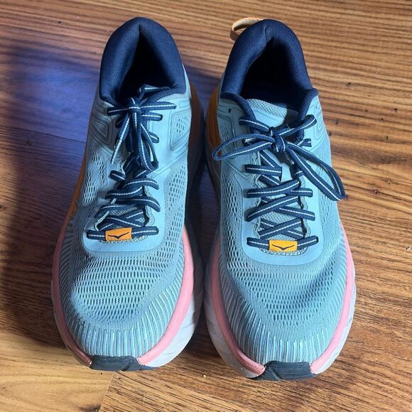 Hoka Women’s One One Bondi 7 Running Sneakers Sz 10 Preowned - Picture 5 of 8